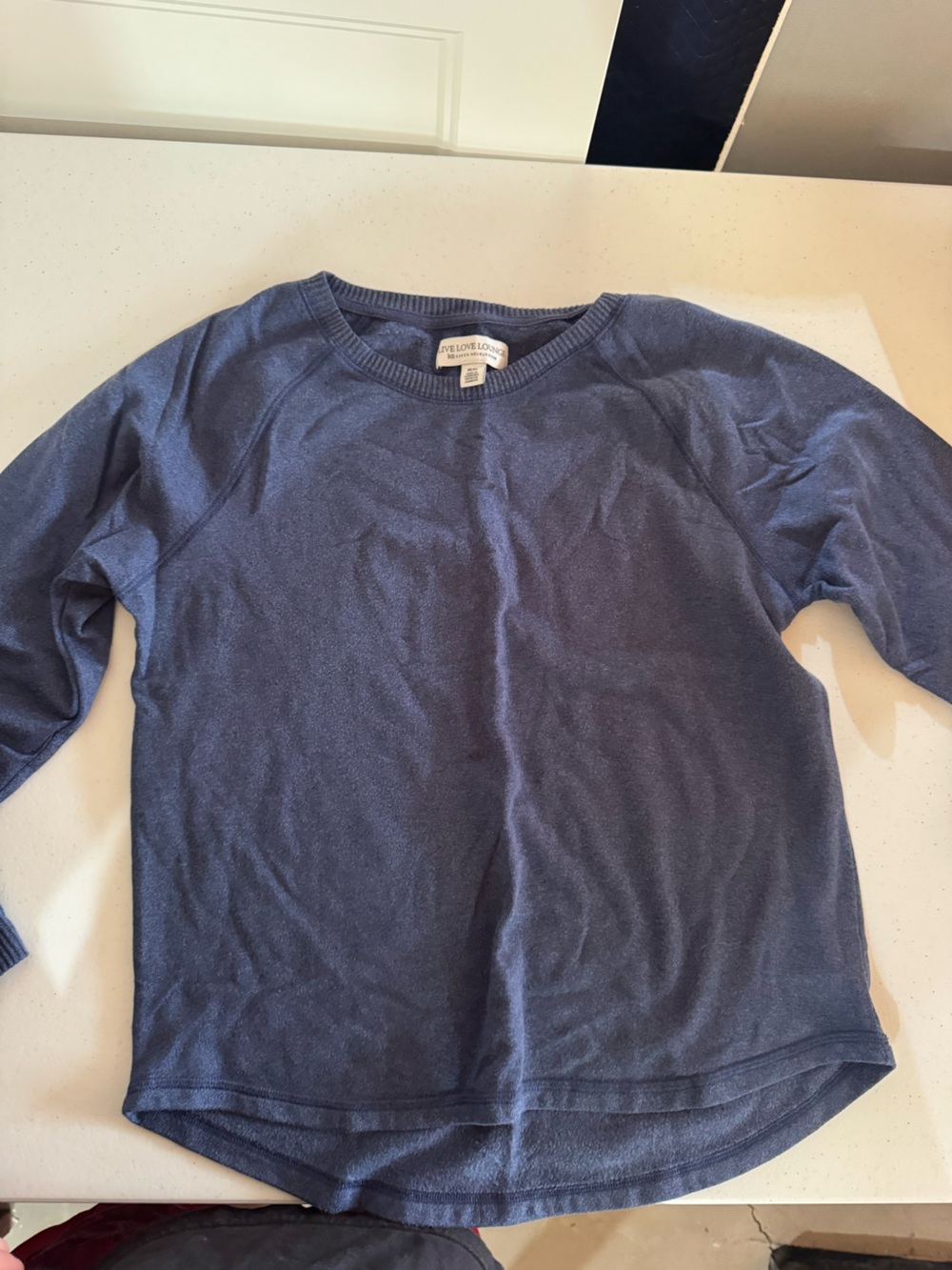 Men's Crewneck Sweater in Navy Blue